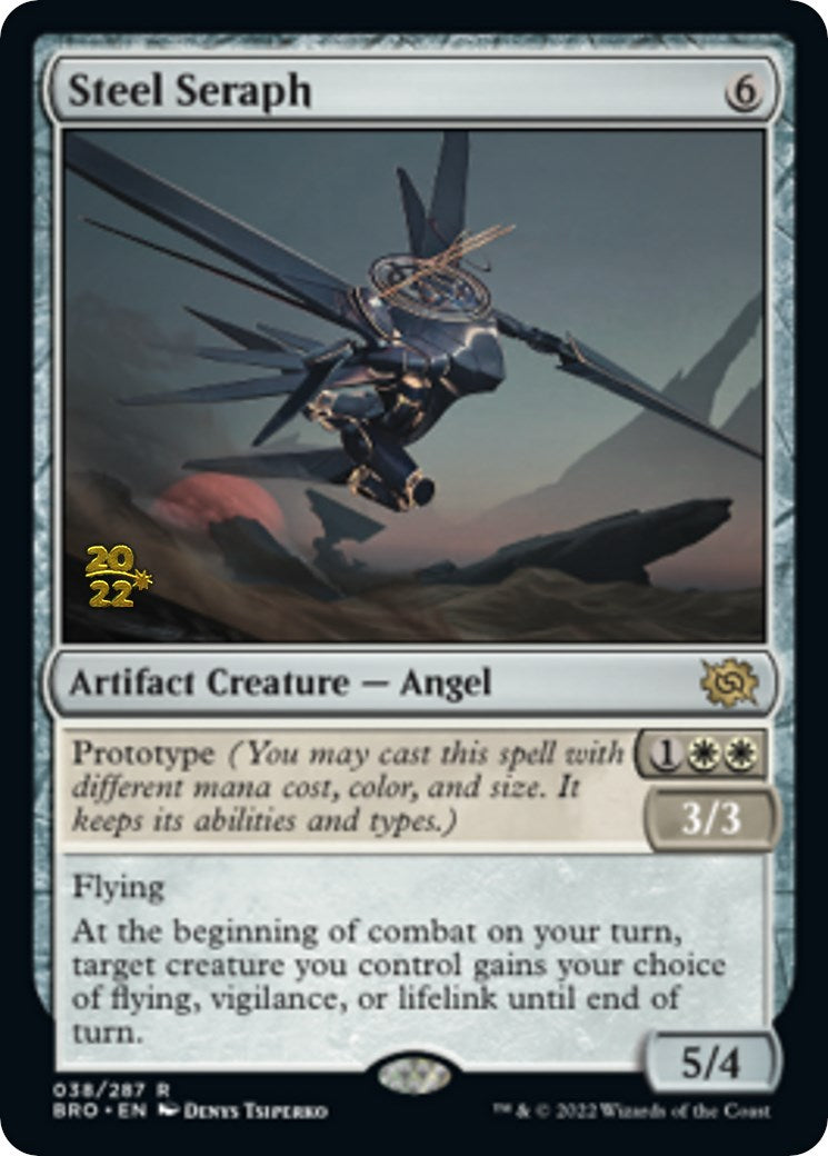 Steel Seraph [The Brothers' War: Prerelease Promos] | Cards and Coasters CA