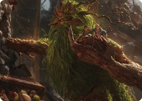 Treebeard, Gracious Host Art Card [The Lord of the Rings: Tales of Middle-earth Art Series] | Cards and Coasters CA