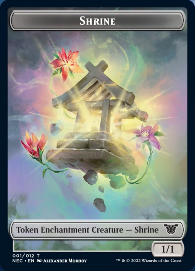 Shrine Token [Kamigawa: Neon Dynasty Commander Tokens] | Cards and Coasters CA