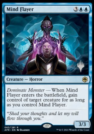 Mind Flayer (Promo Pack) [Dungeons & Dragons: Adventures in the Forgotten Realms Promos] | Cards and Coasters CA