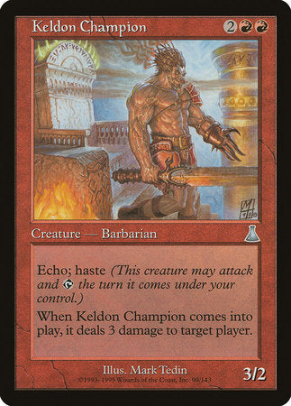 Keldon Champion [Urza's Destiny] | Cards and Coasters CA