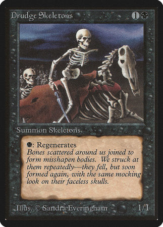 Drudge Skeletons [Limited Edition Beta] | Cards and Coasters CA