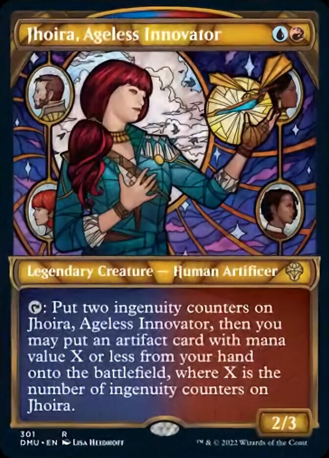 Jhoira, Ageless Innovator (Showcase) [Dominaria United] | Cards and Coasters CA