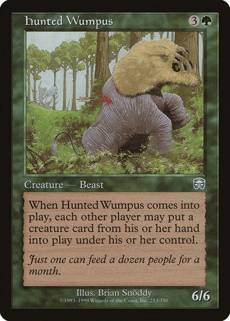 Hunted Wumpus [Mercadian Masques] | Cards and Coasters CA