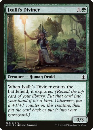 Ixalli's Diviner [Ixalan] | Cards and Coasters CA