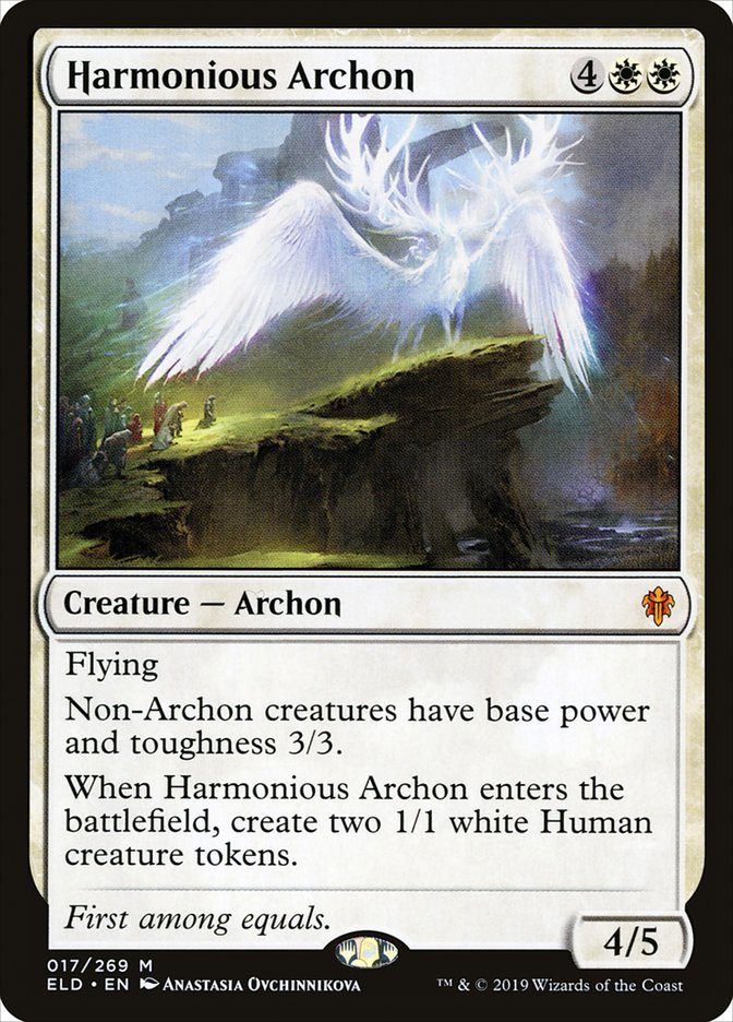 Harmonious Archon [Throne of Eldraine] | Cards and Coasters CA