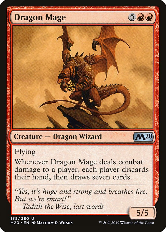 Dragon Mage [Core Set 2020] | Cards and Coasters CA