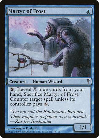 Martyr of Frost [Coldsnap] | Cards and Coasters CA