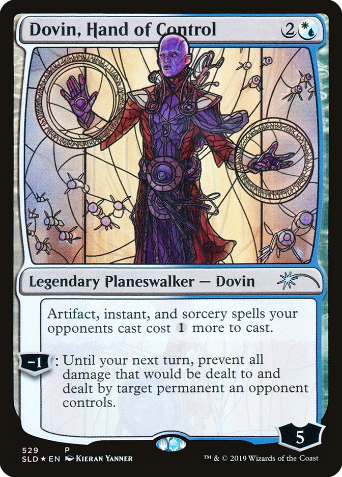 Dovin, Hand of Control (Stained Glass) [Secret Lair Drop Promos] | Cards and Coasters CA