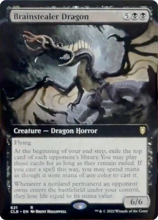 Brainstealer Dragon (Extended Art) [Commander Legends: Battle for Baldur's Gate] | Cards and Coasters CA