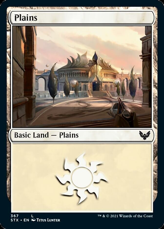 Plains (#367) [Strixhaven: School of Mages] | Cards and Coasters CA