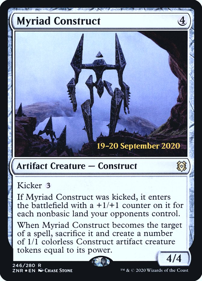 Myriad Construct  [Zendikar Rising Prerelease Promos] | Cards and Coasters CA