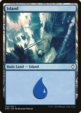 Island (292) [Commander Anthology Volume II] | Cards and Coasters CA