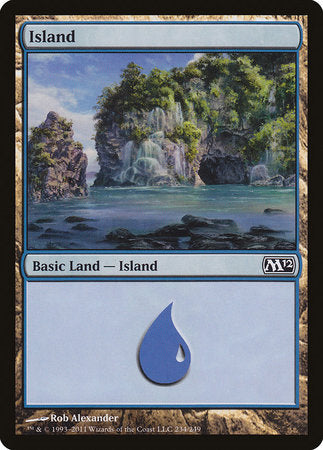 Island (234) [Magic 2012] | Cards and Coasters CA