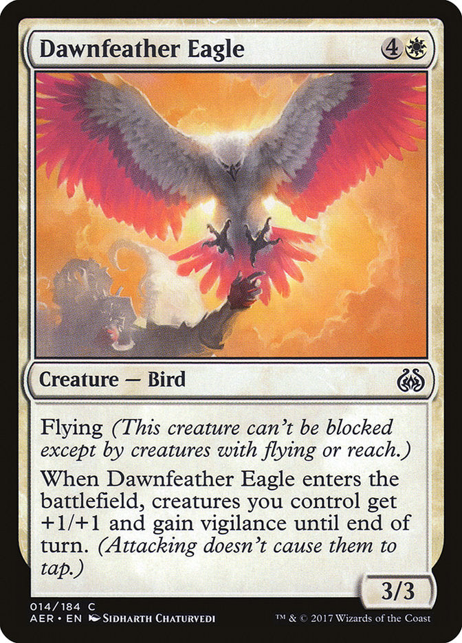 Dawnfeather Eagle (Intro Pack) [Aether Revolt Promos] | Cards and Coasters CA