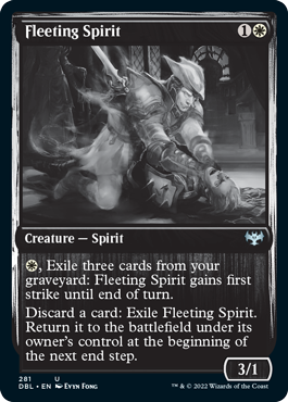 Fleeting Spirit [Innistrad: Double Feature] | Cards and Coasters CA