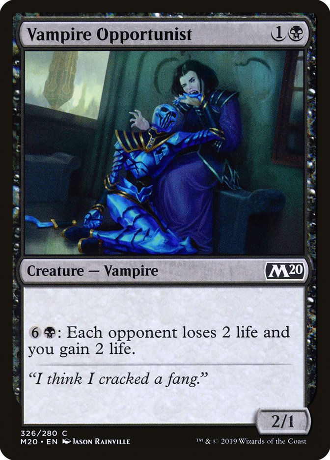 Vampire Opportunist [Core Set 2020] | Cards and Coasters CA