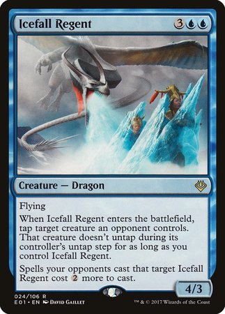 Icefall Regent [Archenemy: Nicol Bolas] | Cards and Coasters CA