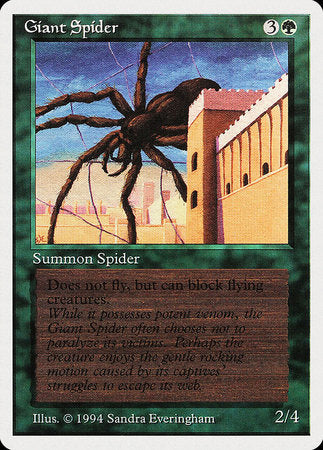 Giant Spider [Summer Magic / Edgar] | Cards and Coasters CA