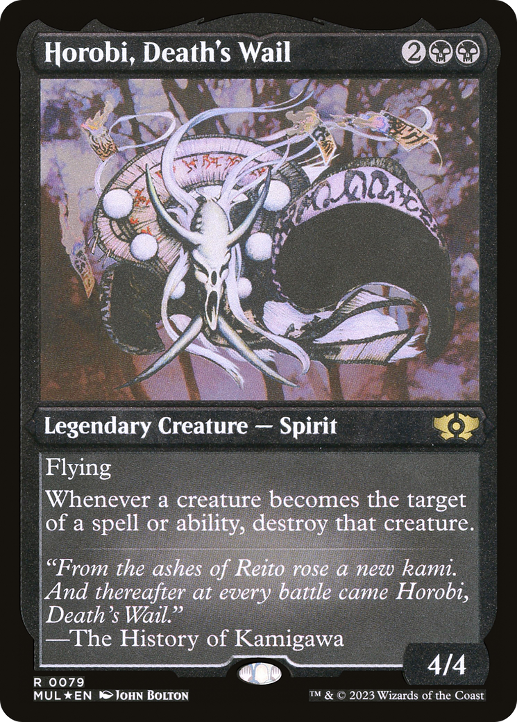 Horobi, Death's Wail (Foil Etched) [Multiverse Legends] | Cards and Coasters CA