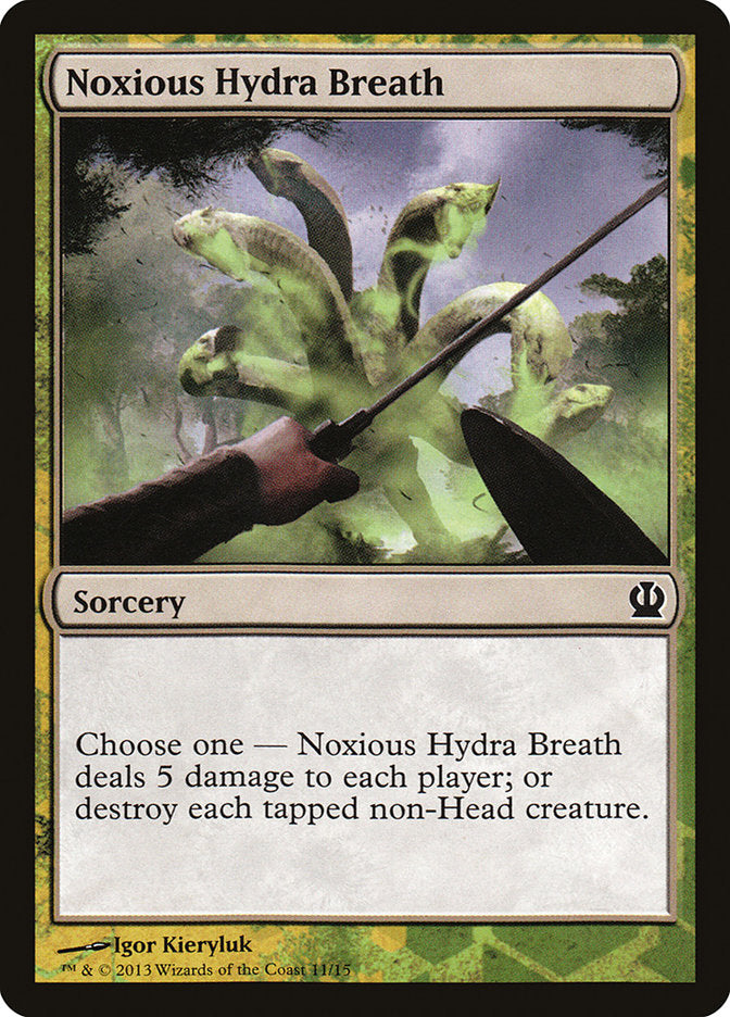 Noxious Hydra Breath [Theros Face the Hydra] | Cards and Coasters CA