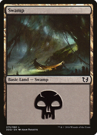 Swamp (75) [Duel Decks: Blessed vs. Cursed] | Cards and Coasters CA