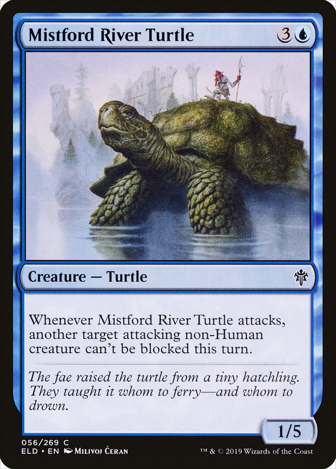 Mistford River Turtle [Throne of Eldraine] | Cards and Coasters CA