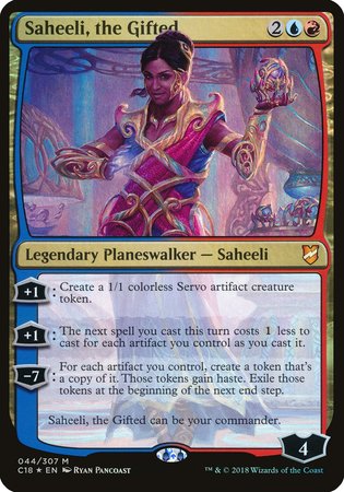 Saheeli, the Gifted (Commander 2018) [Commander 2018 Oversized] | Cards and Coasters CA