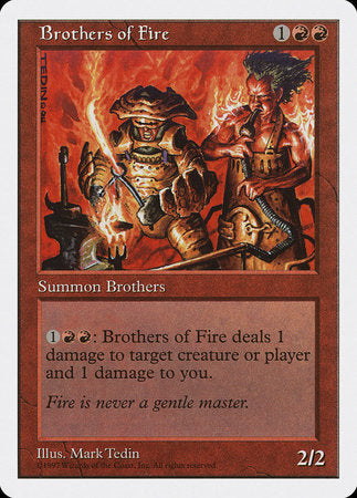 Brothers of Fire [Fifth Edition] | Cards and Coasters CA