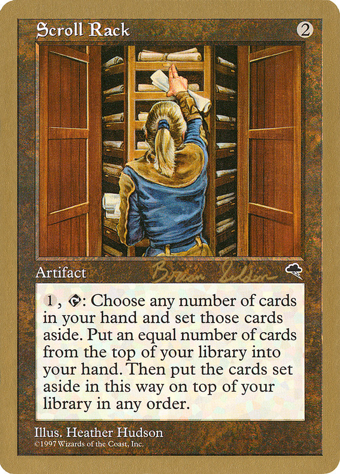 Scroll Rack (Brian Selden) [World Championship Decks 1998] | Cards and Coasters CA