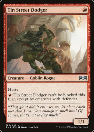 Tin Street Dodger [Ravnica Allegiance] | Cards and Coasters CA