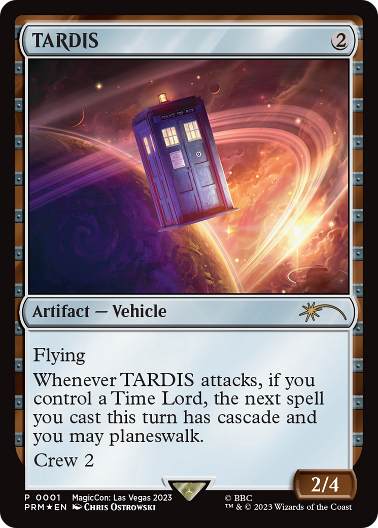 TARDIS (MagicCon: Las Vegas 2023) [MagicFest 2023] | Cards and Coasters CA