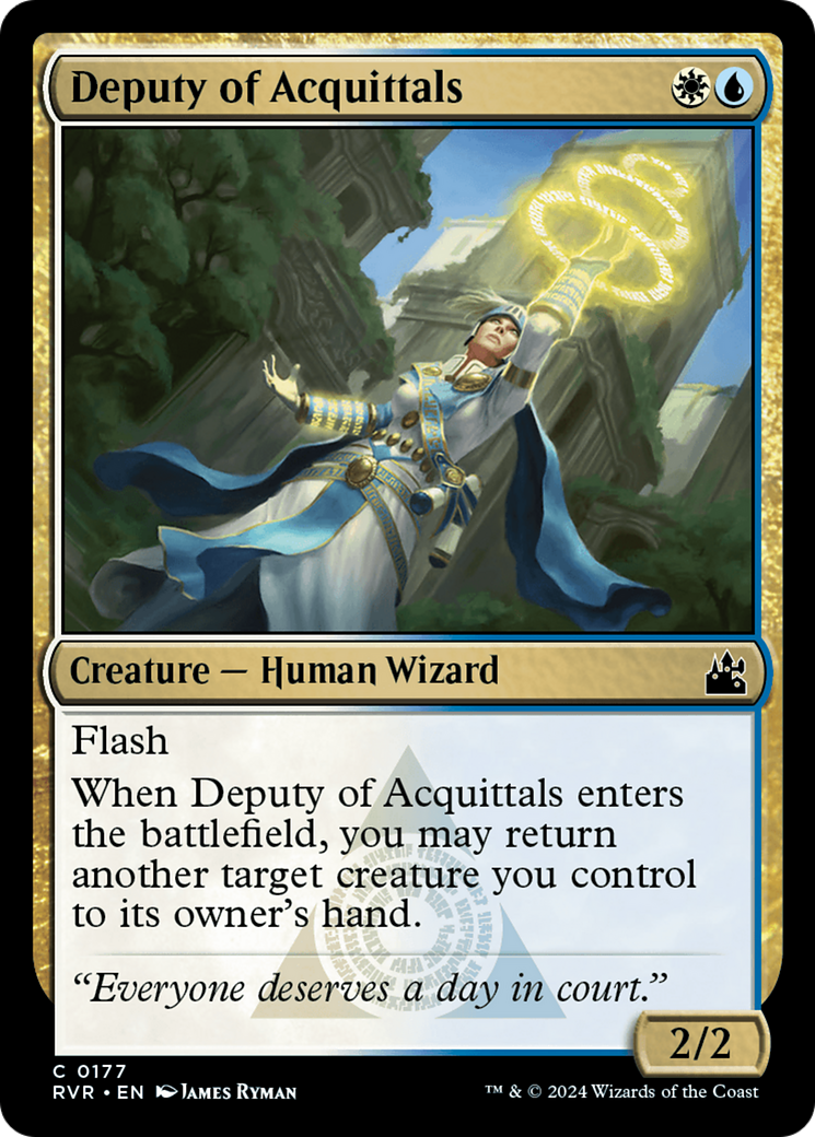 Deputy of Acquittals [Ravnica Remastered] | Cards and Coasters CA