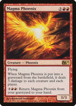 Magma Phoenix [Magic 2011] | Cards and Coasters CA