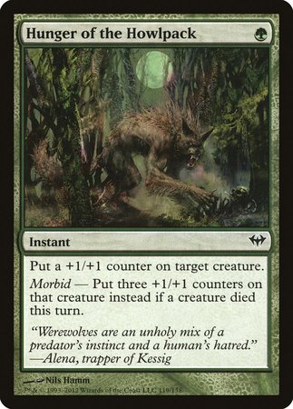 Hunger of the Howlpack [Dark Ascension] | Cards and Coasters CA