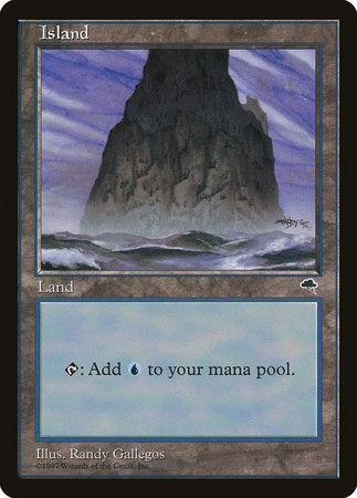 Island (Spire) [Tempest] | Cards and Coasters CA