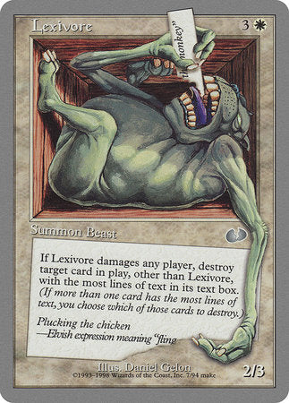 Lexivore [Unglued] | Cards and Coasters CA