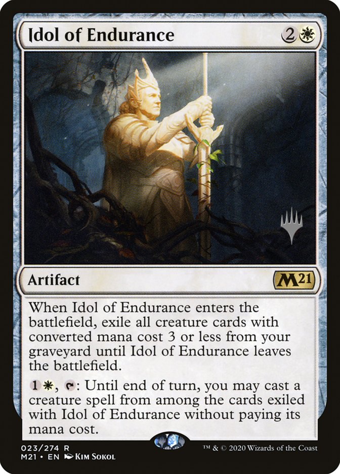 Idol of Endurance (Promo Pack) [Core Set 2021 Promos] | Cards and Coasters CA