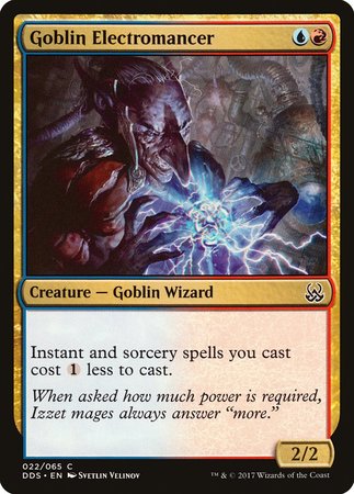 Goblin Electromancer [Duel Decks: Mind vs. Might] | Cards and Coasters CA