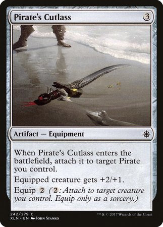 Pirate's Cutlass [Ixalan] | Cards and Coasters CA