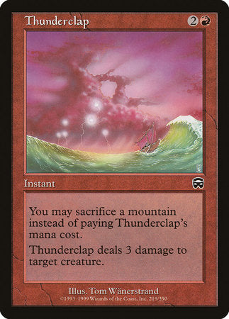 Thunderclap [Mercadian Masques] | Cards and Coasters CA