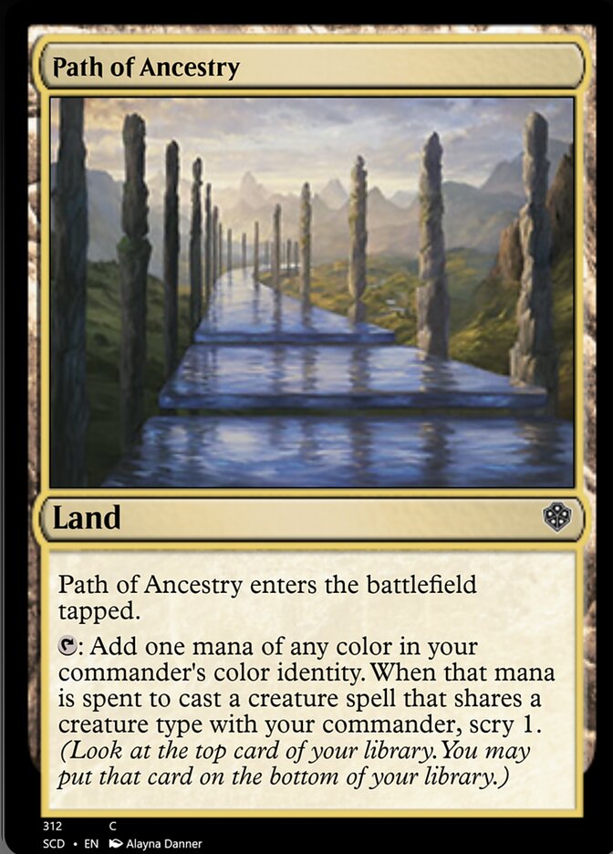 Path of Ancestry [Starter Commander Decks] | Cards and Coasters CA
