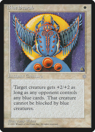 Blue Scarab [Ice Age] | Cards and Coasters CA