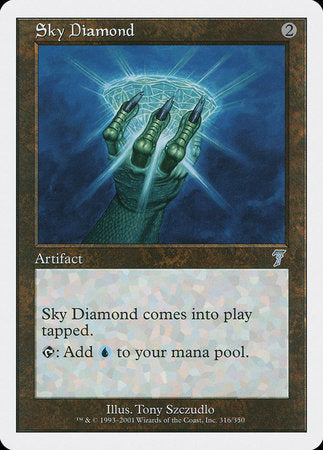 Sky Diamond [Seventh Edition] | Cards and Coasters CA