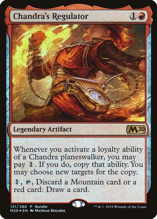 Chandra's Regulator (M20 Bundle) [Core Set 2020 Promos] | Cards and Coasters CA