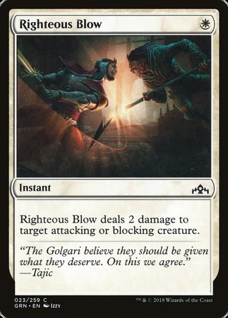 Righteous Blow [Guilds of Ravnica] | Cards and Coasters CA