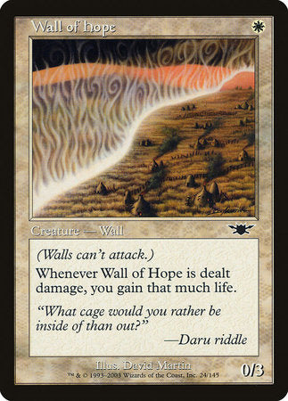 Wall of Hope [Legions] | Cards and Coasters CA