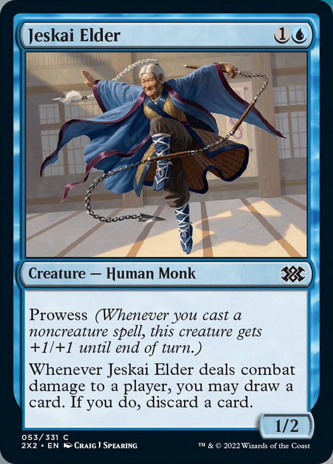 Jeskai Elder [Double Masters 2022] | Cards and Coasters CA