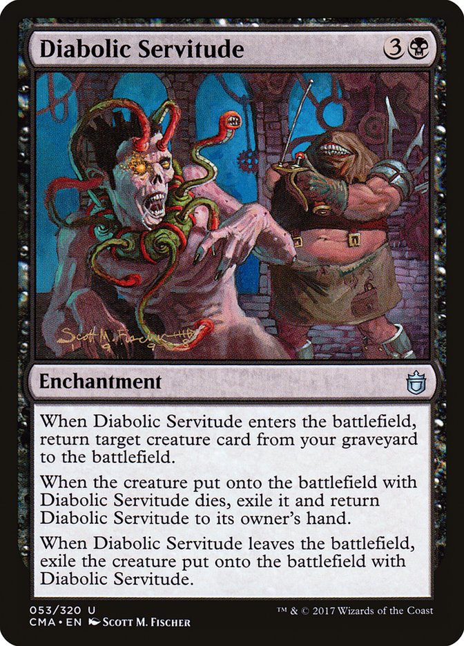 Diabolic Servitude [Commander Anthology] | Cards and Coasters CA