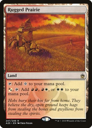 Rugged Prairie [Masters 25] | Cards and Coasters CA